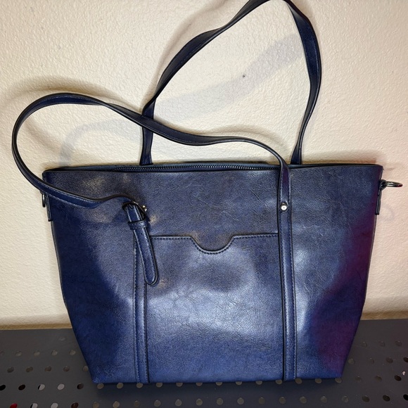 Handbags - Elegant Blue Tote Bag